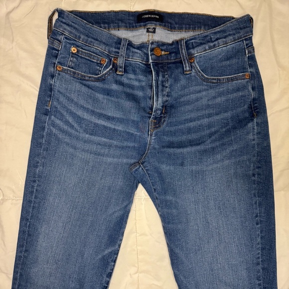 J Crew Toothpick Classic Blue Women's Jeans Size 28.     #29 - Picture 2 of 11